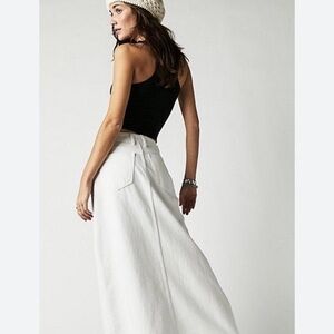 Free People -We the Free White Maxi Skirt
